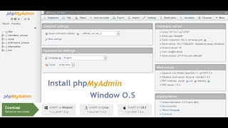 How to install phpmyadmin on windows   Step by Step   Start to End [upl. by Seward721]