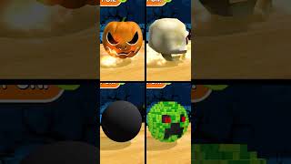 Rotation Balls Bomb Skull Pixel Pumpkin shorts goingballs [upl. by Aisek]