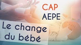 CAP AEPE PETITE ENFANCE  Le change du bébé [upl. by Nnaycart]