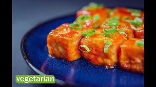 🥢Vegetarisch Tofu süßsauer【chinesisch kochen rezepte】 [upl. by Wivina]