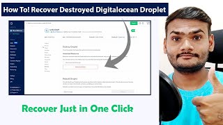 How To Recover DestroyedDeleted Digitalocean Droplet  Infinityज्ञान [upl. by Ahker]