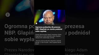 euro polityka nbp glapiński podwyżki stopy 370 [upl. by Eenel]