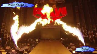 WWE RAWs First Pyro in The Thunderdome RAW 24082020 Pyro [upl. by Olegna]