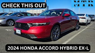 2024 Honda Accord Hybrid EXL  Is This The Best One To Get [upl. by Gerik]