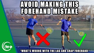 Instantly Fix Your Forehand SECRET TIP I TENNIS FOREHAND [upl. by Beata468]