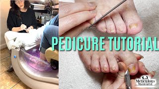 Pedicure Tutorial Why your Toenails may be Yellow [upl. by Irena804]