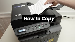 Brother DCPL2640DW How to Make a Copy [upl. by Anita916]