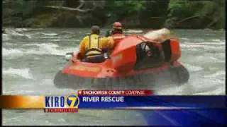 Neoteric Hovercraft River Rescue  KIRO TV 7 [upl. by Adaval]