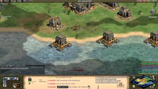 Aoe2 HD 4v4 Texas Incas The Best Map in Aoe2 [upl. by Nywroc]