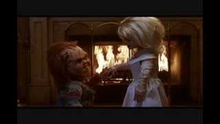 Chucky and Tiffany  Die My Bride murderdolls [upl. by Lladnyk716]