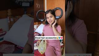 அசிங்கம் படுத்திடான்😭⁉️diwali hair accessories😍 diy hair oil🥹⁉️shorts hairaccessories haul hau [upl. by Eanyl]