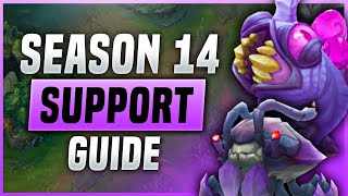 Season 14 Support Guide  Best wards for lane Void Grub rotation Vision tips amp tricks [upl. by Icyac395]