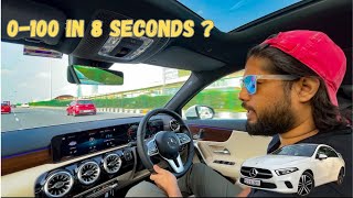 Mercedes AClass Limousine A200 d 0100 in 8 Seconds  A200 d  150 bhp  Voyager Aamir [upl. by Ainehs]