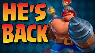 THE RETURN OF MIGHTY MINER LOG BAIT  THIS IS THE BEST EVO GOBLIN BARREL DECK  CLASH ROYALE [upl. by Airad]