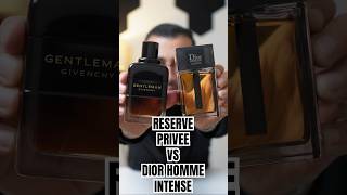 😍 The new Dior Homme Intense 😍 VS Givenchy Reserve Privee diorperfume fragrance mencologne perfu [upl. by Enileuqkcaj798]