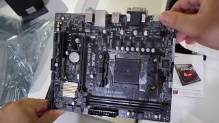 ASUS A68HMPLUS  AMD A4 6300 Unboxing desembalaje [upl. by Ursal]