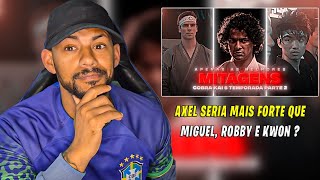 TODAS AS MITAGENS EM COBRA KAI 6 6 TEMPORADA PARTE 2  AMBRIEL  REACT [upl. by Annirak]