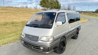 1996 TOYOTA HIACE SUPER CUSTOM LIMITED KZH106  TURBO DIESEL 4WD  JDM  Walk Around [upl. by Merth]