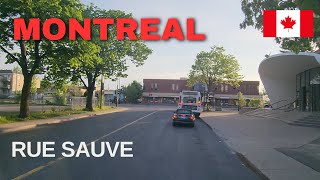 4k✅Montréal Rue Sauve Qc  Canadá 🍁 [upl. by Tabshey]