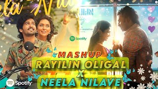 Rayilin oligal x neela nilave mashup  SKPTMIX rdx blue star  rayilin oligal [upl. by Kathryne849]