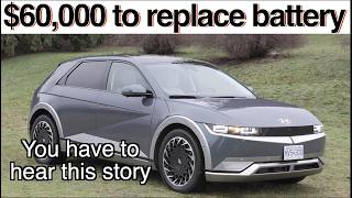 60000 to replace battery The battery costs more than a brand new car [upl. by Essyla]