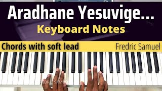 Aradhane Yesuvige kannada song ಆರಾಧನೆ ಯೇಸುವಿಗೆ Chords  Neevu heluvudannae  LIVE Keyboard Chords [upl. by Coates120]