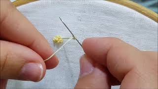 Soffione  Tutorial ricamo a mano Soffione  Hand Embroidery Tutorial [upl. by Dlarrej783]