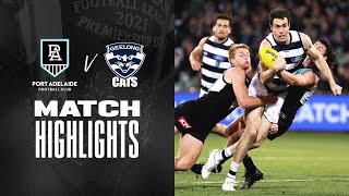 Port Adelaide v Geelong Cats Highlights  Round 13 2021  AFL [upl. by Danielson201]