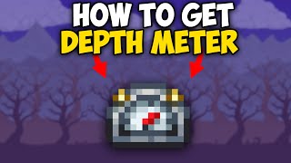 How to Get Depth Meter in Terraria [upl. by Edmon85]