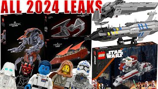 ALL LEGO STAR WARS 2024 SET LEAKS Clone Troopers UCS Sets AHSOKA Jedi Bob amp MORE [upl. by Ahael]