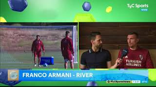 ARMANI en TyC Sports Verano quotSeguir manteniendo la base es el mejor refuerzoquot [upl. by Beane]