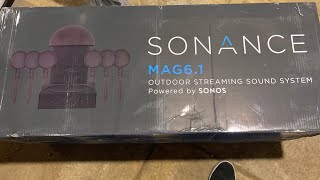 Sonance Garden Series 60  Outdoor audio system installation and review [upl. by Nelhsa]