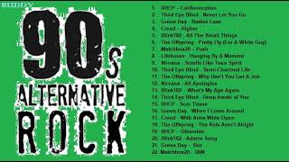 90s Alternative Rock│RHCP│Third Eye Blind│Greenday│Blink182│The Offspring│Nirvana│Creed [upl. by Yelime]