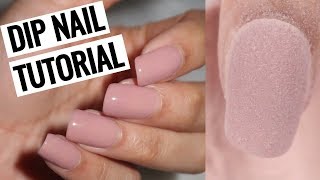 HOW TO DO DIP NAILS AT HOME  Revel Nail [upl. by Melinde]