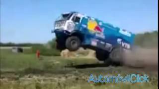 Kamaz Dakar 2014 опасный прыжок [upl. by Amor672]