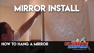 How to hang a mirror [upl. by Nerra]