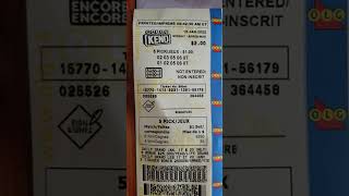 1st Video of my Daily KENO Midday Draw  OLG Ontario Lottery [upl. by Mcspadden]