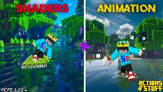 Top 4 Best Shaders For MCPE । 121 Render Dragon Supported [upl. by Atnauqahs289]