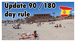 90 day rule 180 rule staying in Spain90 day for expatsGuardamar del segura costa Blanca Spain [upl. by Carlton]