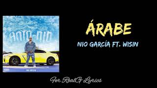 Nio García Ft Wisin  Árabe👳🏻‍♀️ Letra [upl. by Kelci475]