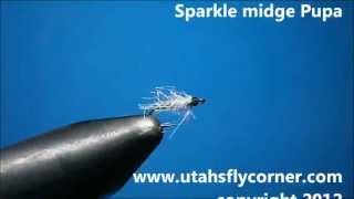 Tying a sparkle midge pupa with Johnny Utah [upl. by Leahcir]