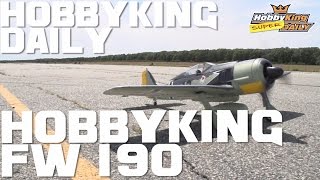 HobbyKing Super Daily  FW190 Warbird EPO 1600mm PNF [upl. by Etiragram]