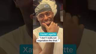 Xavier Legette Picky eater 😅 via SheenaMarie3X [upl. by Alahcim523]