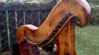 High Headed 22 String Clarsach  Wire Strung Harp  Celtic Harp  Isle Of Skye [upl. by Quartet]