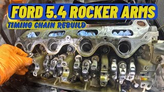 4000 Timing Chain Rebuild Ford 54 3 Valve Triton [upl. by Holloway]