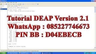 Tutorial DEAP Version 2 1 [upl. by Nyladnarb]