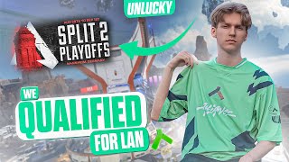 WE QUALIFIED FOR LAN   ALGS PROLEAGUE  ALLIANCE UNLUCKY [upl. by Ardnued]