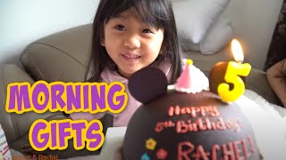 RACHELS 5th BIRTHDAY Morning Gifts [upl. by Ynetsed]