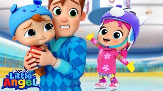 Lets Go to the Ice Rink with Baby John⛸️  Little Angel  Kids TV Shows Full Episodes [upl. by Ariaec]