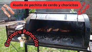 Asado De Pechito De Cerdo Y Choricitos [upl. by Anerres583]